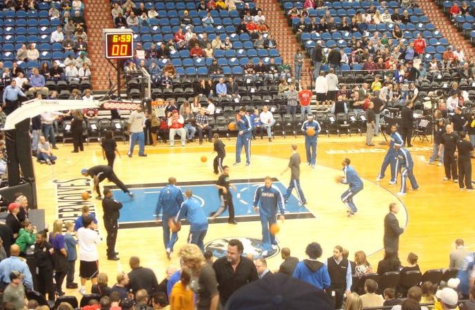 CW Jr.’s First T-Wolves Game